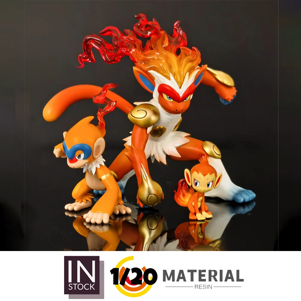 [In Stock]1/20 Resin Scale World [MOMENT] - Chimchar & Monferno & Infernape