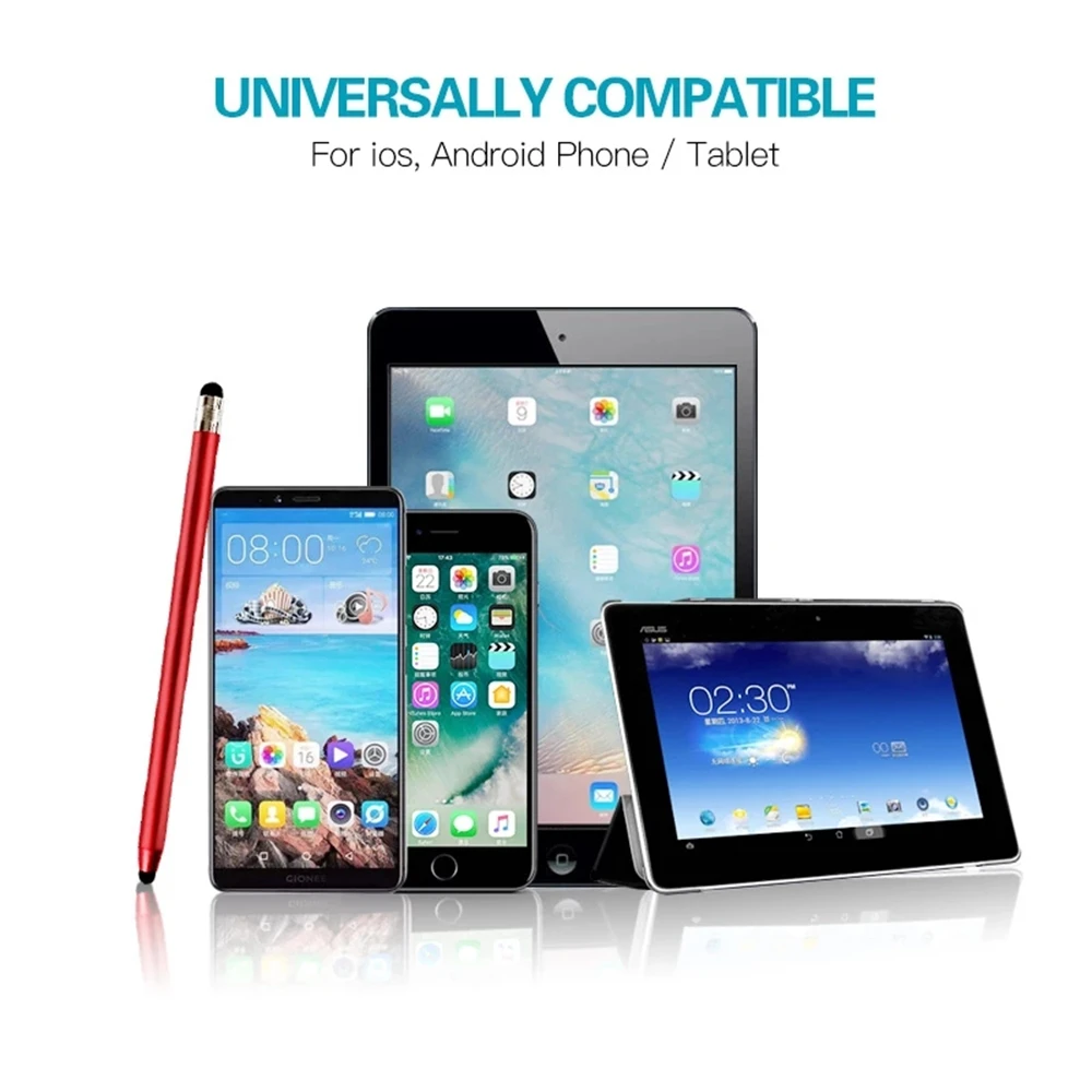 Capacitive Dual Heads Ends Tablet Smartphone For Screen Stylus Pens Touch Pen Tablets Pen Touchscreen