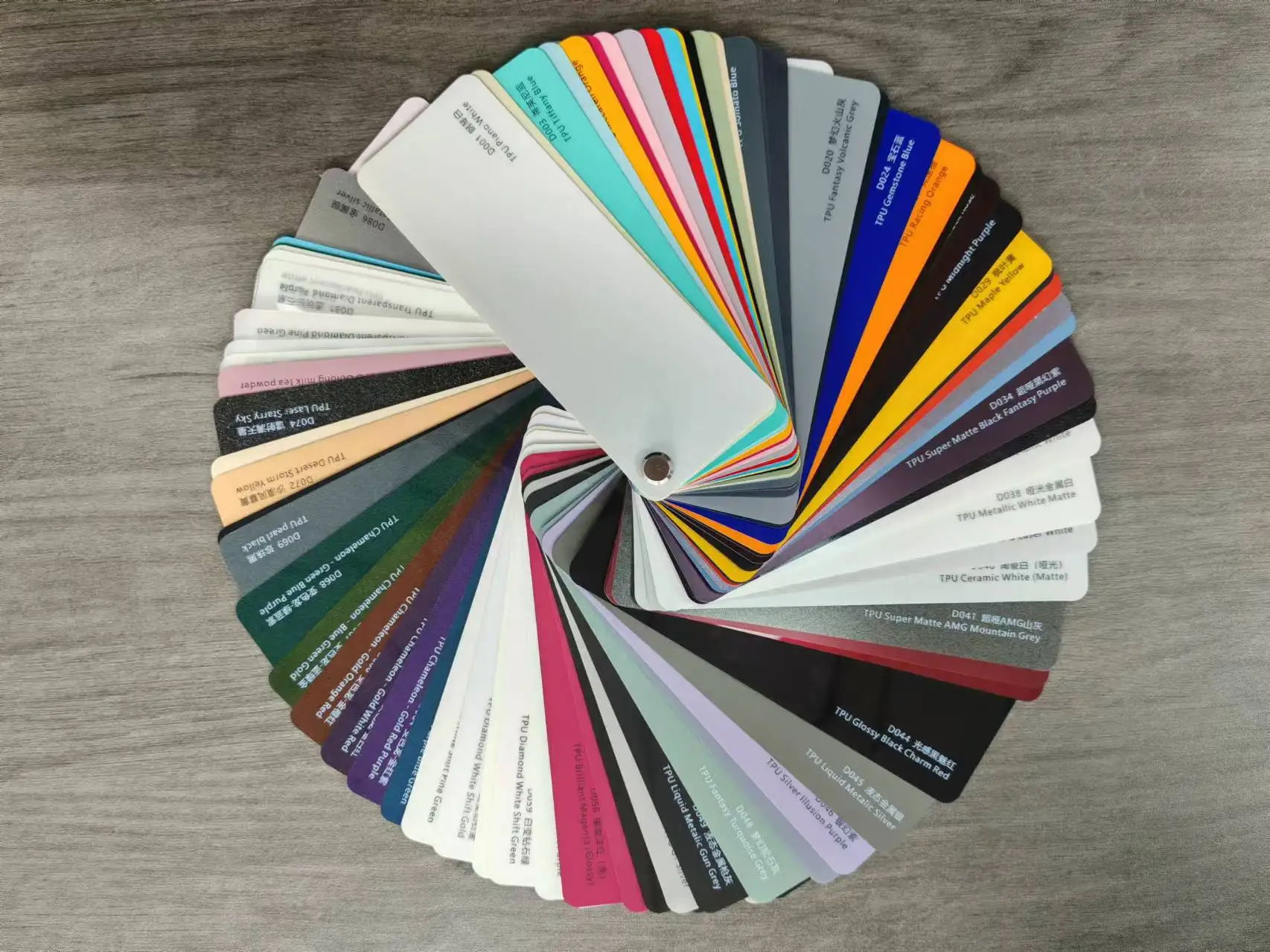 SAKUTA Air Bubble Free High Stretch High Gloss TPU Chalk Gray Vinyl Wrap Film For Car Body Car Wrapping Film 1.52*15M