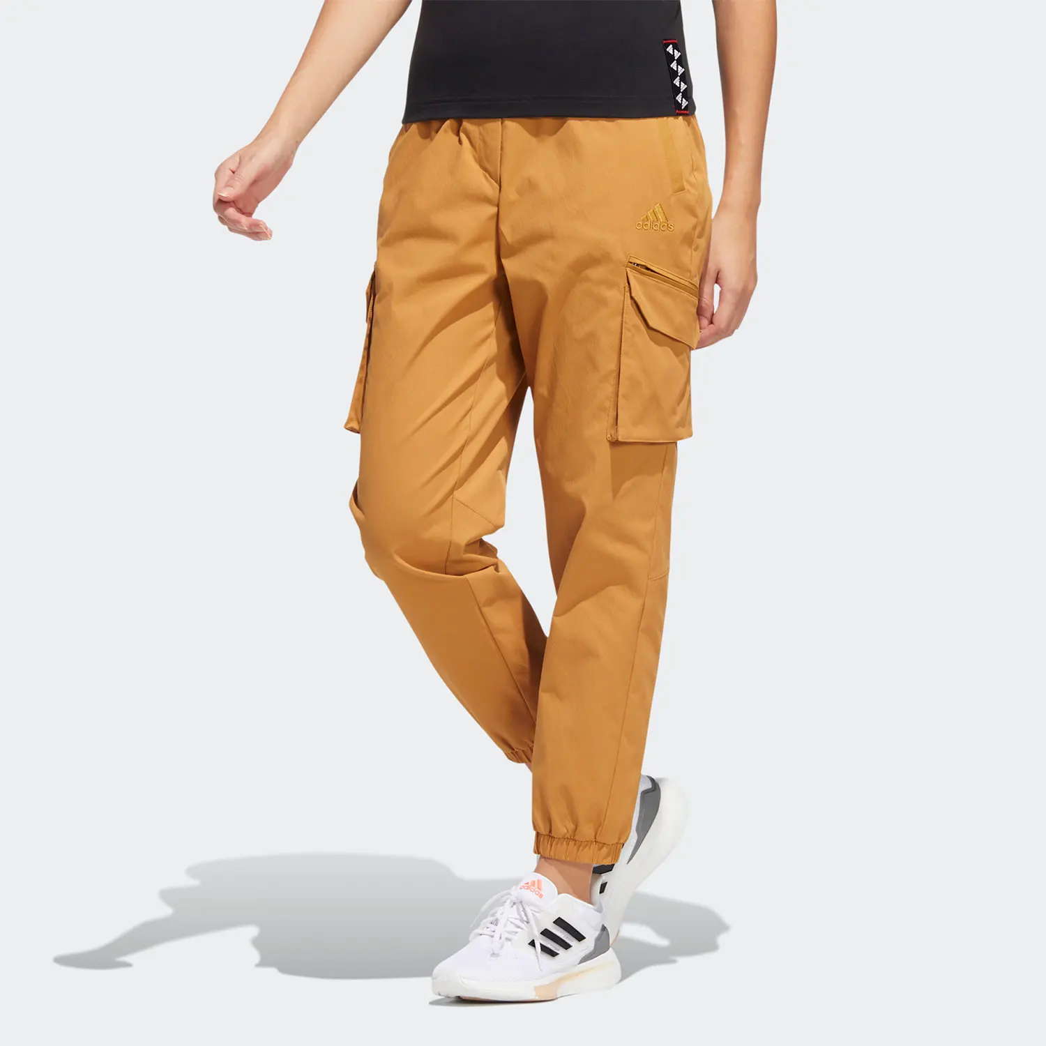 

Adidas оригинальные сезонные новые женские спортивные удобные тканые брюки HC2797