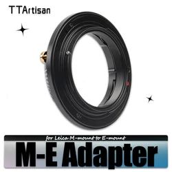 TTArtisan M-E Adapter Ring for Leica Voigtlander Zeiss M to Sony E-mount Mirrorless Camera Accessories A7RIII