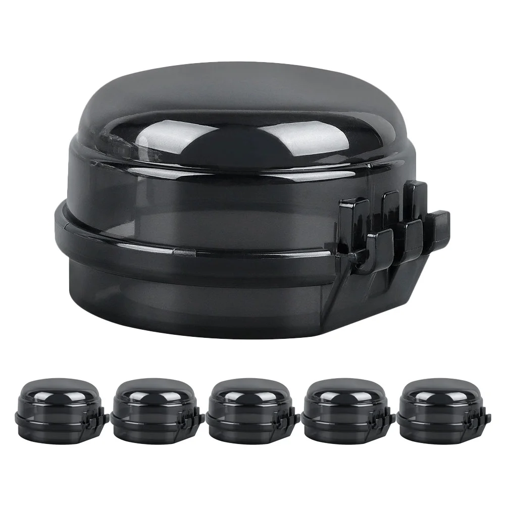 6 Pcs Oven Child Safety Knob Cover Stove Covers Guard for Square Childproof Gas Black