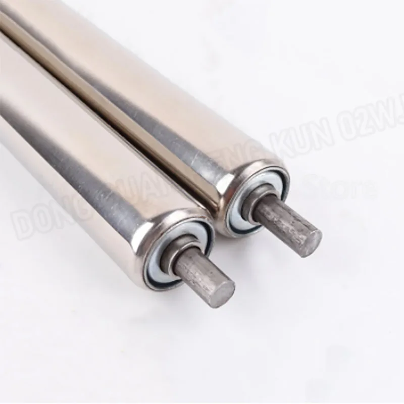 Galvanized Conveyor Line Rollers Diameter 25/38/50/60 Total Length 100-450mm Non-powered Roller Conveyor Line Roller Accessories