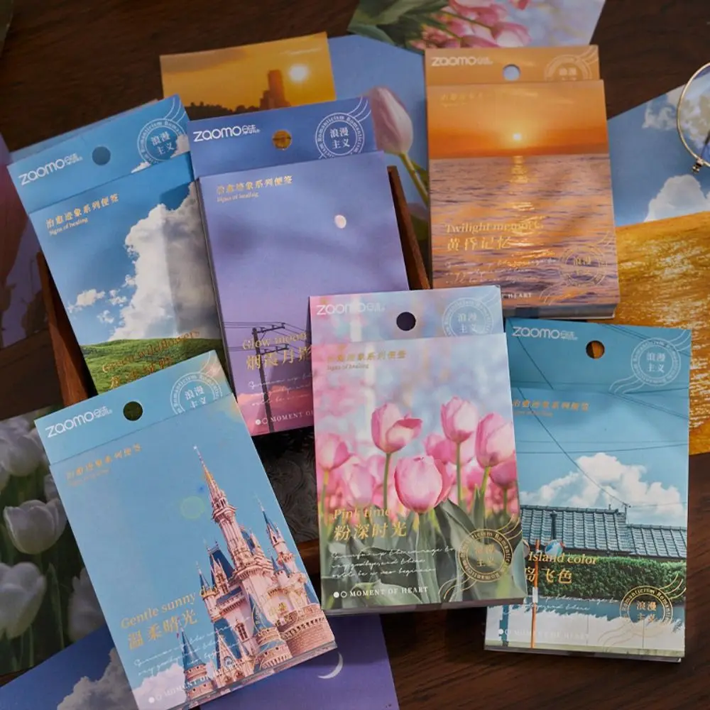 Writable Paper Memo Pad Message Paper Self-adhesive Memo Note Paper Multicolor Memo Pad 90 Sheets Sticky Notepad Stationery