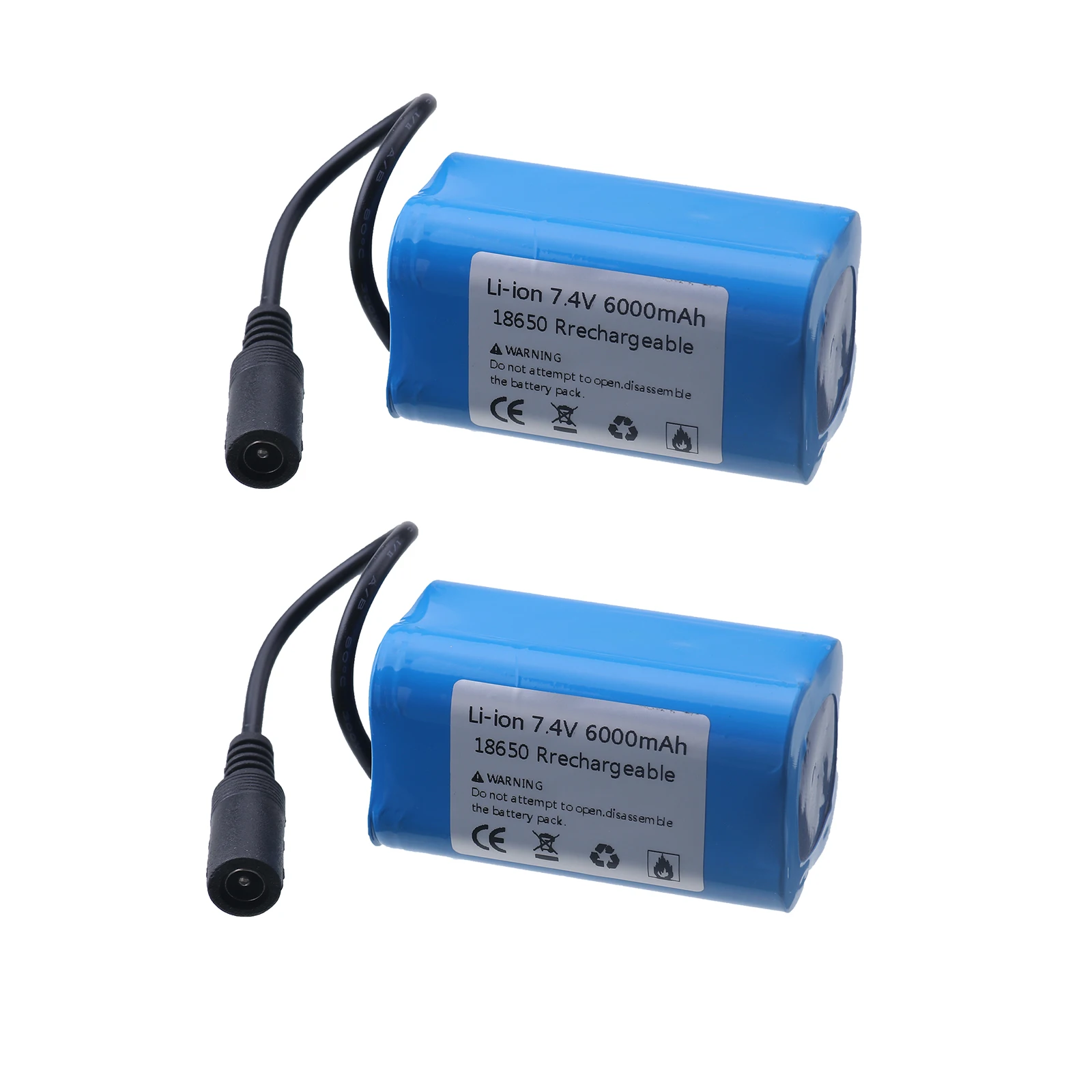 Bateria 7.4v para 2011-5 t188 t888 c18 v007 controle remoto rc gancho de pesca isca barco peça de reposição 7.4v 6000mah 21700 bateria 1-5 peças