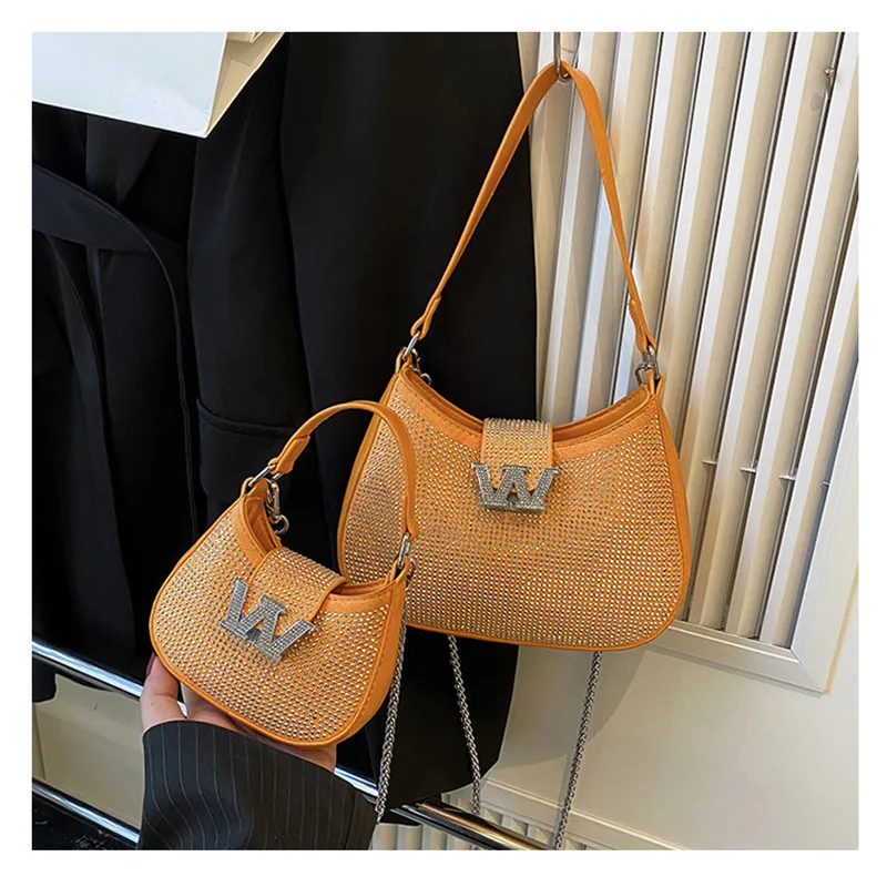 2024 Nieuwe Tassen Voor Vrouwen Designer Luxe Mini Strass Schoudertas Handtas Avondfeest Portemonnee Clutch Chain Sling Bag Handtassen