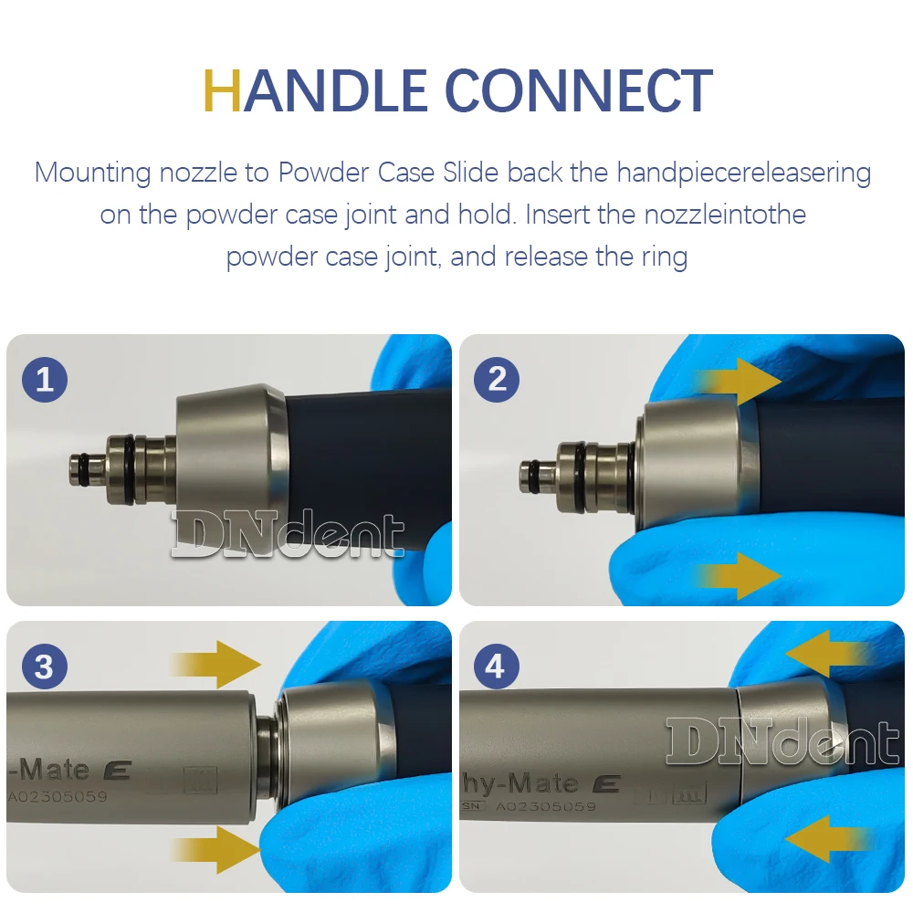Pulidor de aire Dental, micrograbador de abrasión de 4 orificios, chorro de arena, pulido de dientes, herramientas de odontología para profilaxis de aire