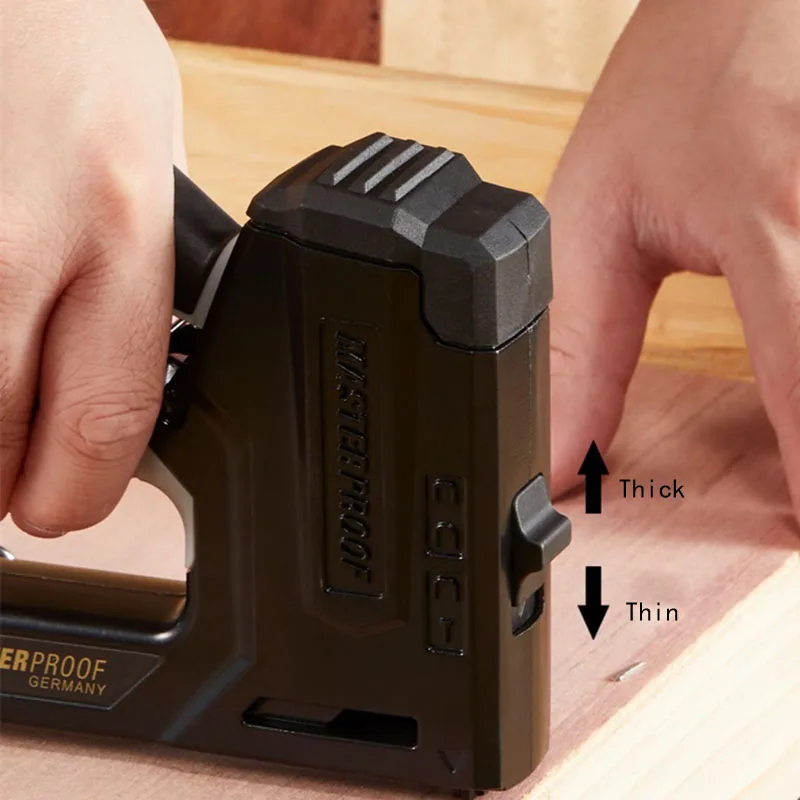 4 in1 Manual NailerThick  And Fine Two Modes With 1400 Staples Furniture Stapler