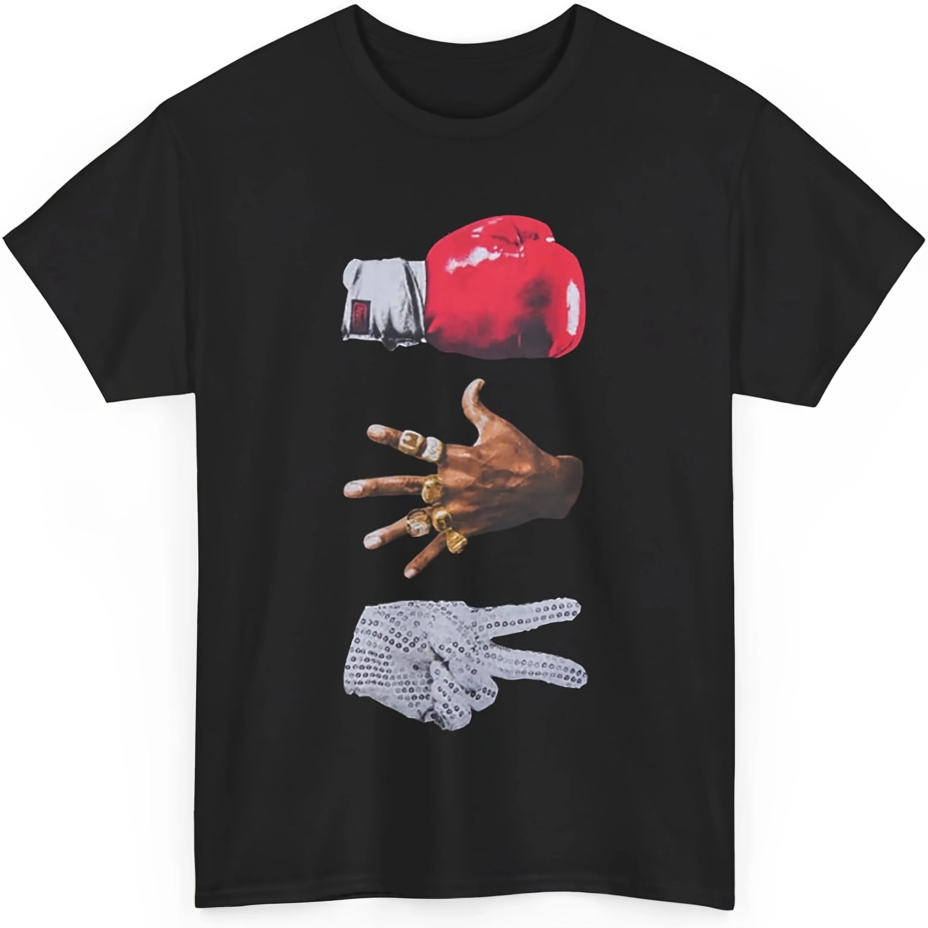 200g 100% algodón 3 Mikes camiseta gráfica para hombres Tyson Jackson camisetas de manga corta