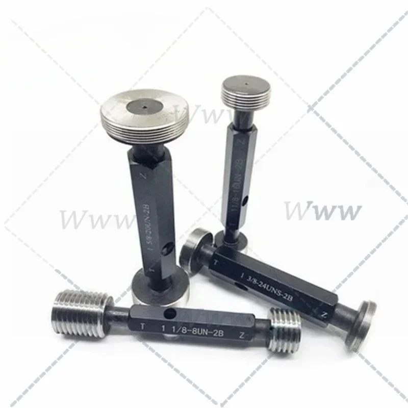 3/4-10 / 12 / 14 / 16 / 20 / -24 / 28 / 32UN UNF UNS UNEF UNC Screw Thread Plug Gauge Measuring Tools 2B Thread 2A Ring 0 Gauge