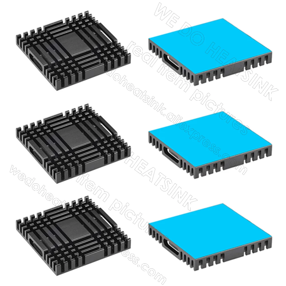 WE DO disipador de calor de 38x38x6mm sin o con almohadilla térmica Puente Sur y Norte Chipset disipador de calor de aluminio para Unidad de disco