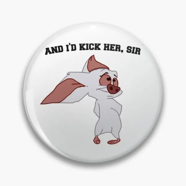 Bartok And I D Kick Her Sir From Anas  Soft Button Pin Badge Jewelry Fashion Brooch Women Decor Cute Lover Lapel Pin Hat Gift