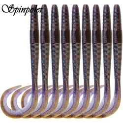 Spinpoler Soft Fishing Lure Worm Long Tail 8