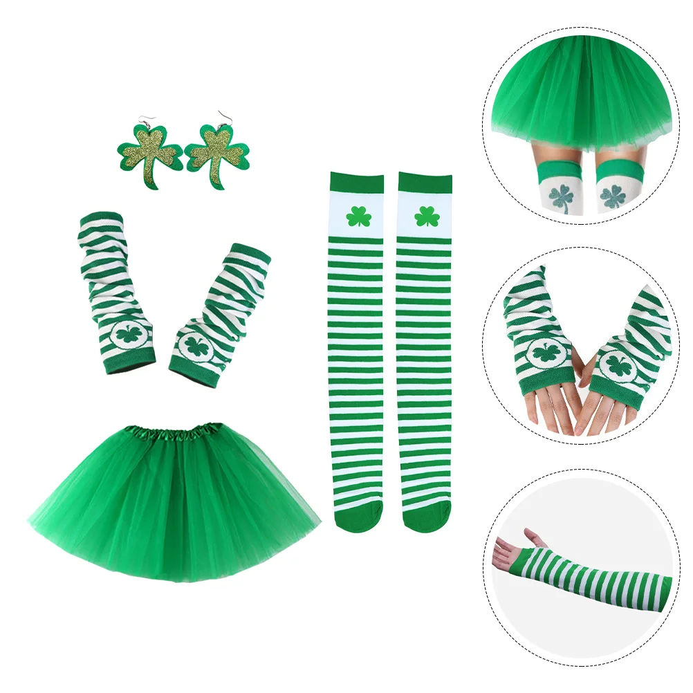 Dress up Suit St Patrick's Day Clothing Accessories Costumes Stocking Party Sleeves Unique Accessory