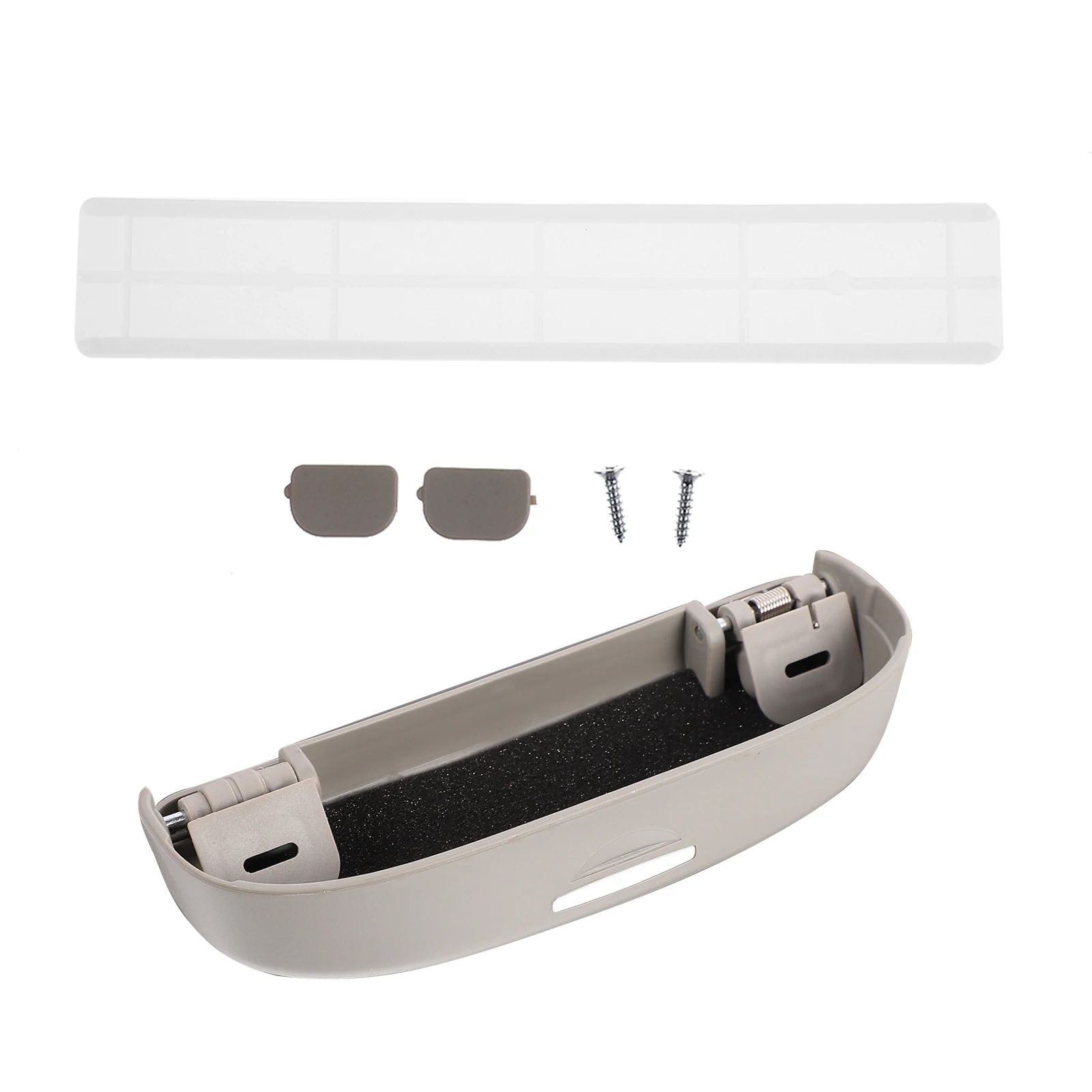 

Car Glasses Case Eyeglass Holder Sunglasses Container Durable Plastic Simple Design Practical Use Car ganizer Box Driving Safety