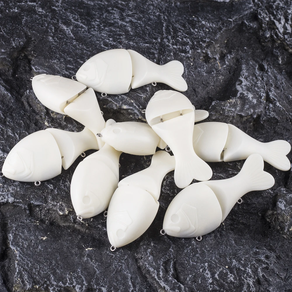 Dr.Holife 4 قطعة سويم غير مصبوغ طعم شراعي الفراغات صوتها الطعم باس الصيد السحر 13 سنتيمتر 62 جرام غير مصبوغ الطعم الثابت