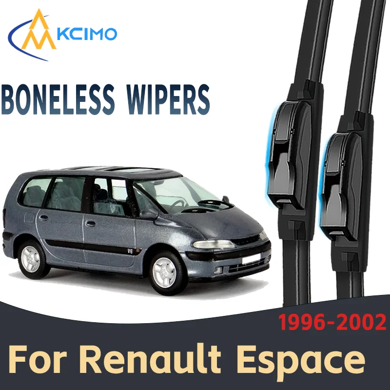 

Original Quality 2pcs for Renault Espace III 96-02 Wiper Blades Ultimate Silent Efficient Windshield Cleaners OE Standard Rubber
