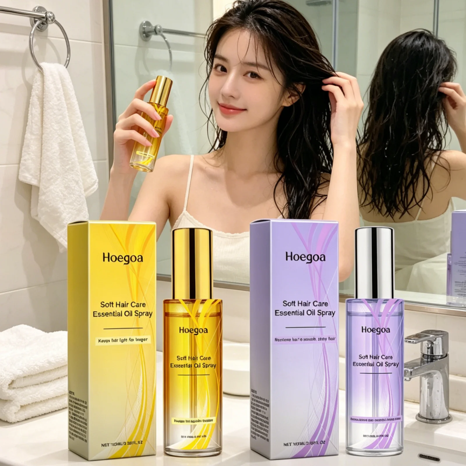 Hair Care Natural Ingredients - Hoegoa Hair Care Essential Oil Spray