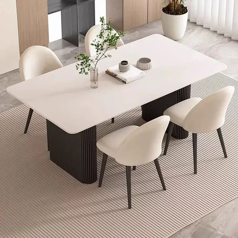 

Nordic Modern Dining Table Chairs Coffee Kitchen Restaurant Lounge Dining Table Designer Writing Mesas De Jantar Home Furniture