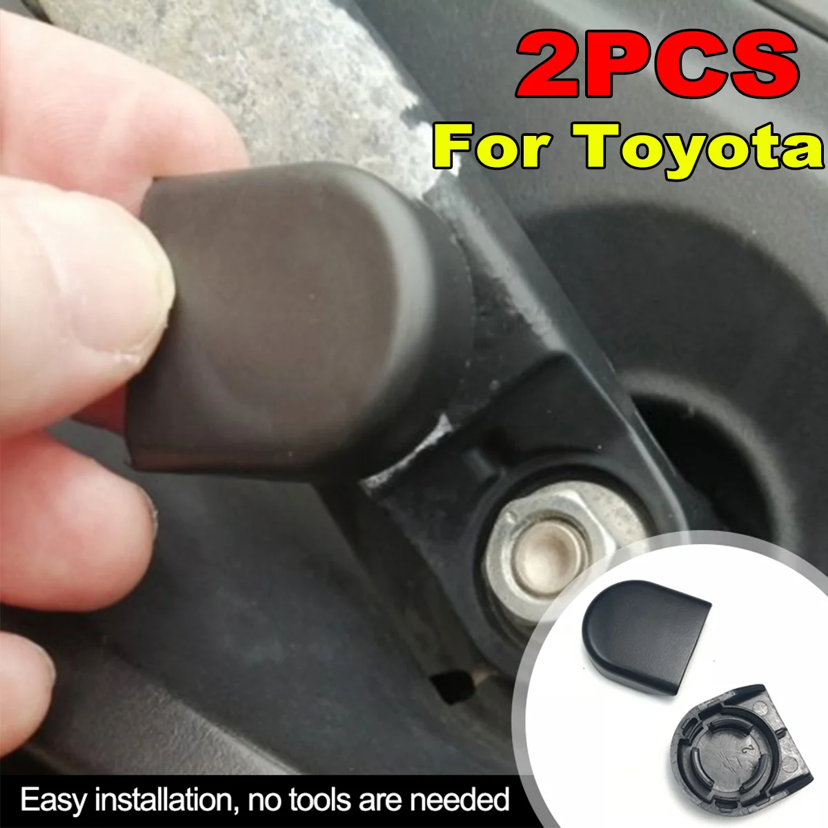Tapa de Tuerca para Brazo de Limpiaparabrisas de Coche 85292-0F010 para Toyota Corolla Yaris Verso Auris RAV4 Tacoma 4Runner Echo Scion XB