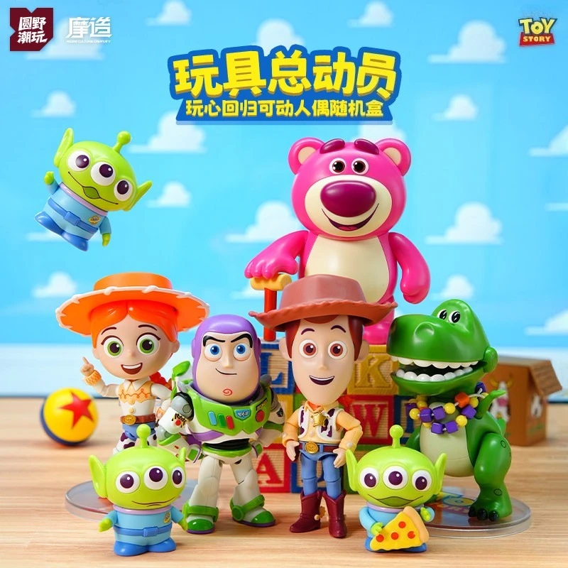 

Toy Story Playful Heart Return Action Figure Series Blind Box Anime Assembly Doll Desktop Ornament Model Surprise Bag Toy Gift