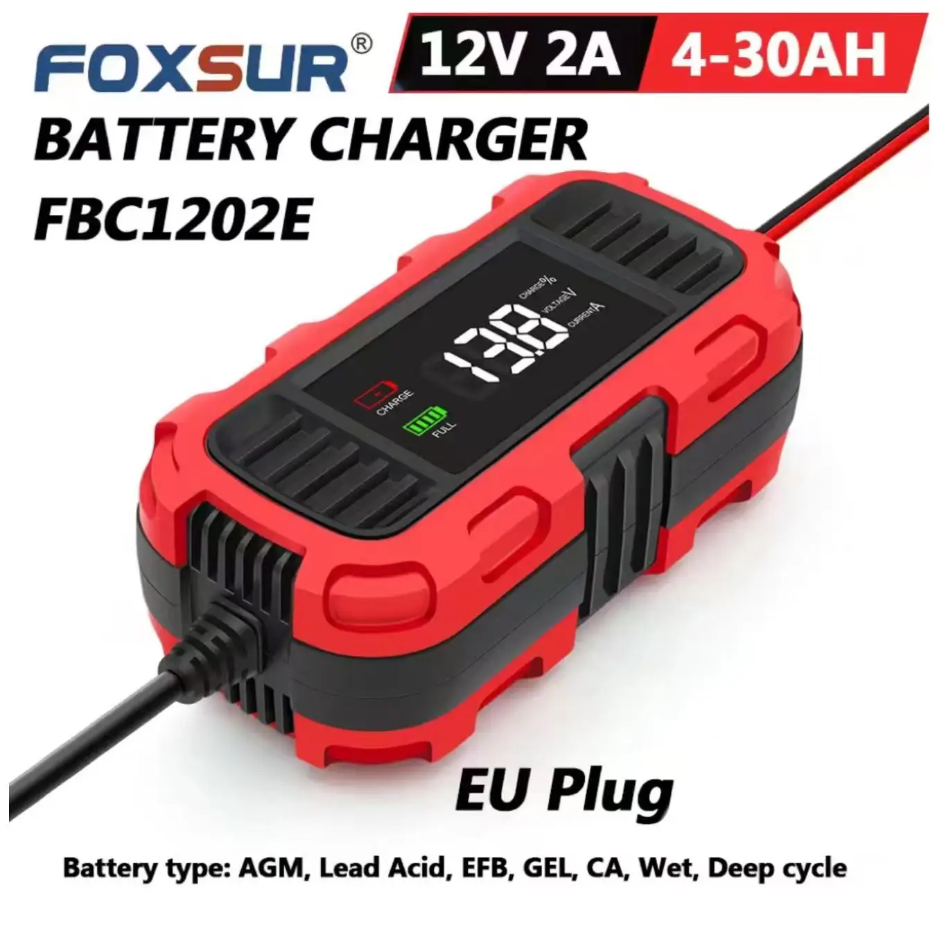 Foxsur 12V 2A Smart…