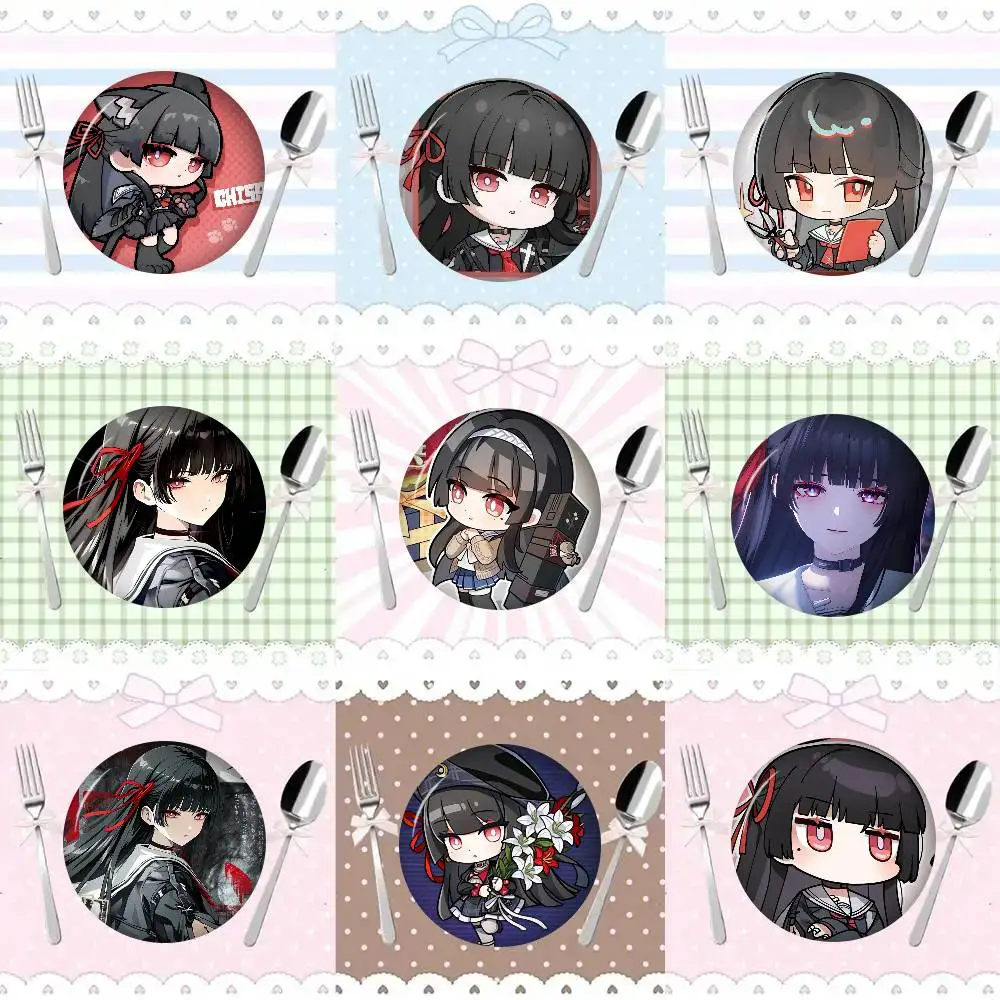 Anime-Mädchen Chisa Wuthering Wave Kreative Weiche Anstecknadeln aus Weißblech Tier-Icon Brosche Revers-Rucksack-Abzeichen Zubehör Pin