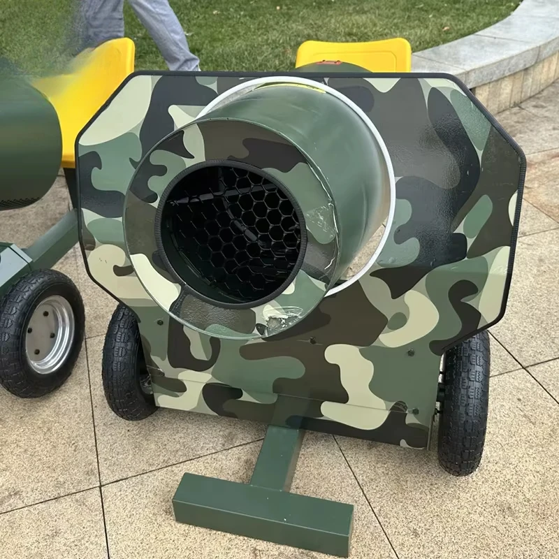 JD التحكم عن بعد للأطفال مدفع الهواء مشاركة الدخان الدائري آلة تسلية لمرافق حديقة ساحة ربح مركز التسوق