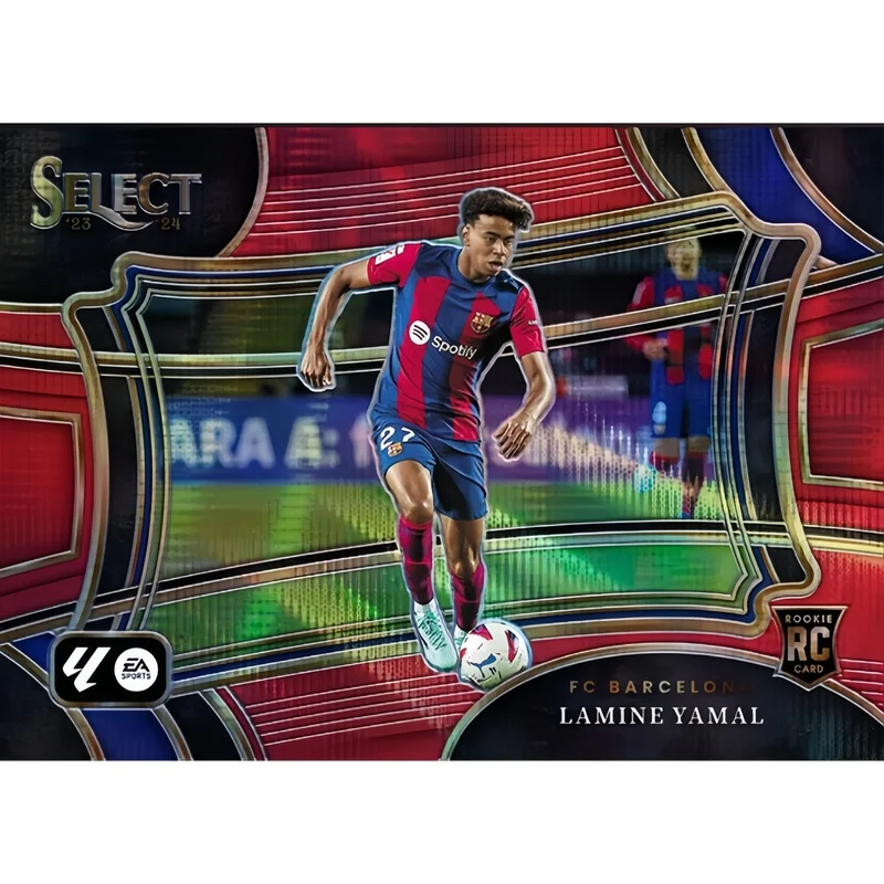 DIY Panini Homemade Football signature collection card FIFA World Cup De Paul Pedri Bellingham Yamal Select La Liga series