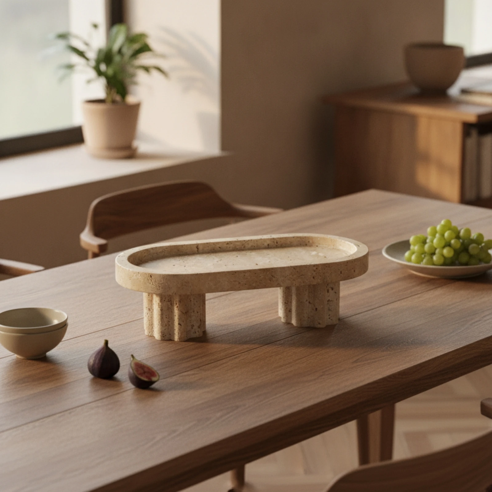 Travertine Tray Decorative Sto - Travertine Tray Oval recension och pris