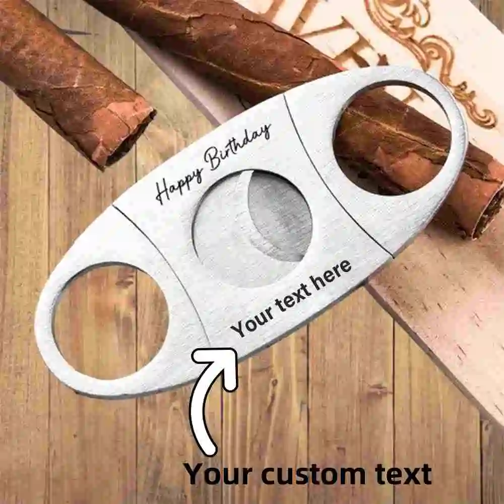 

Custom Stainless Steel Cigar Cutters Creative Classic Cigar Cutters Guillotine Cigar Cutters high-end Custom Cigar Accessories