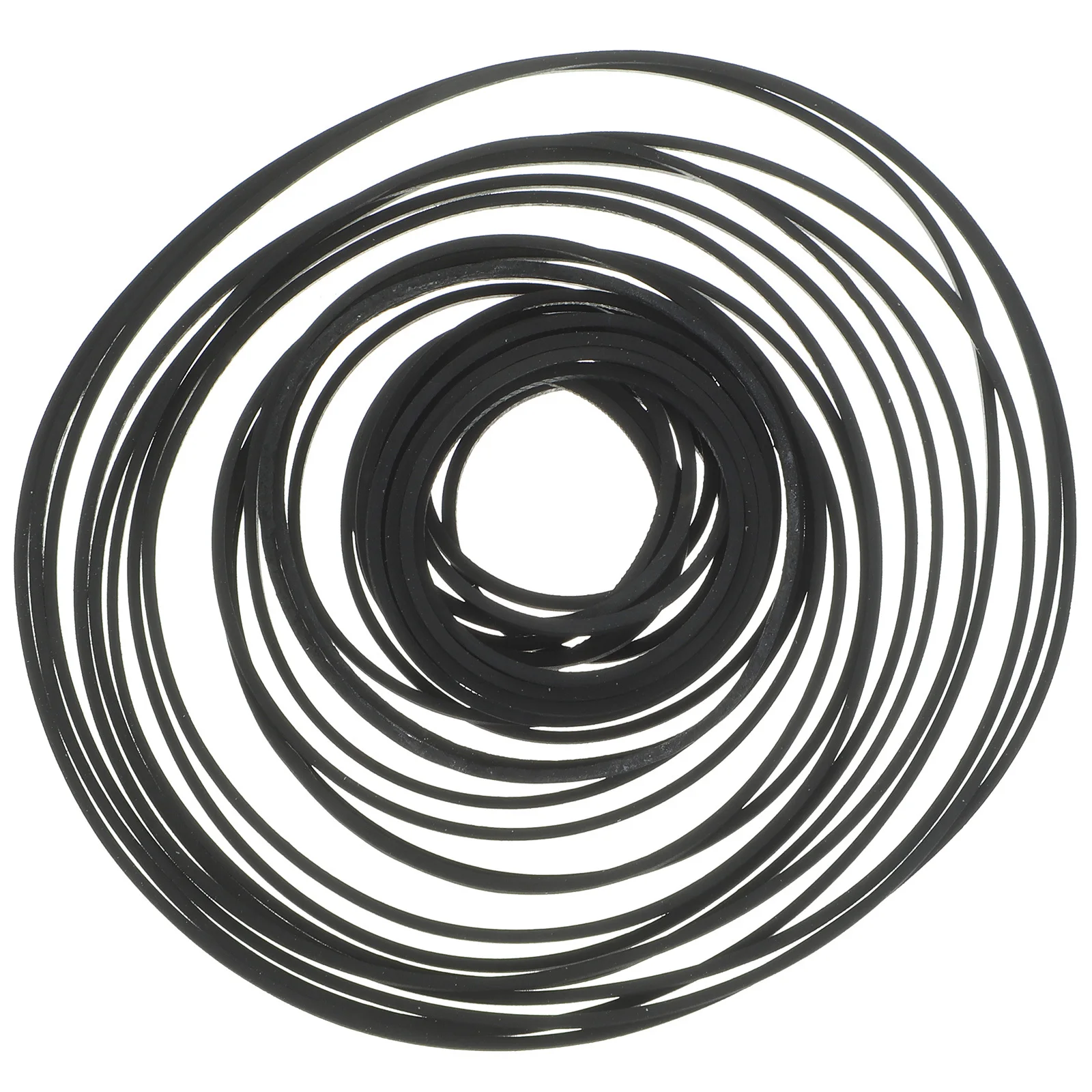60pcs Cassette Recorder Drive Belts Rubber Belts For Recorder Replacement 1Mm Square Flat Belt For Cd Dvd Video Devices