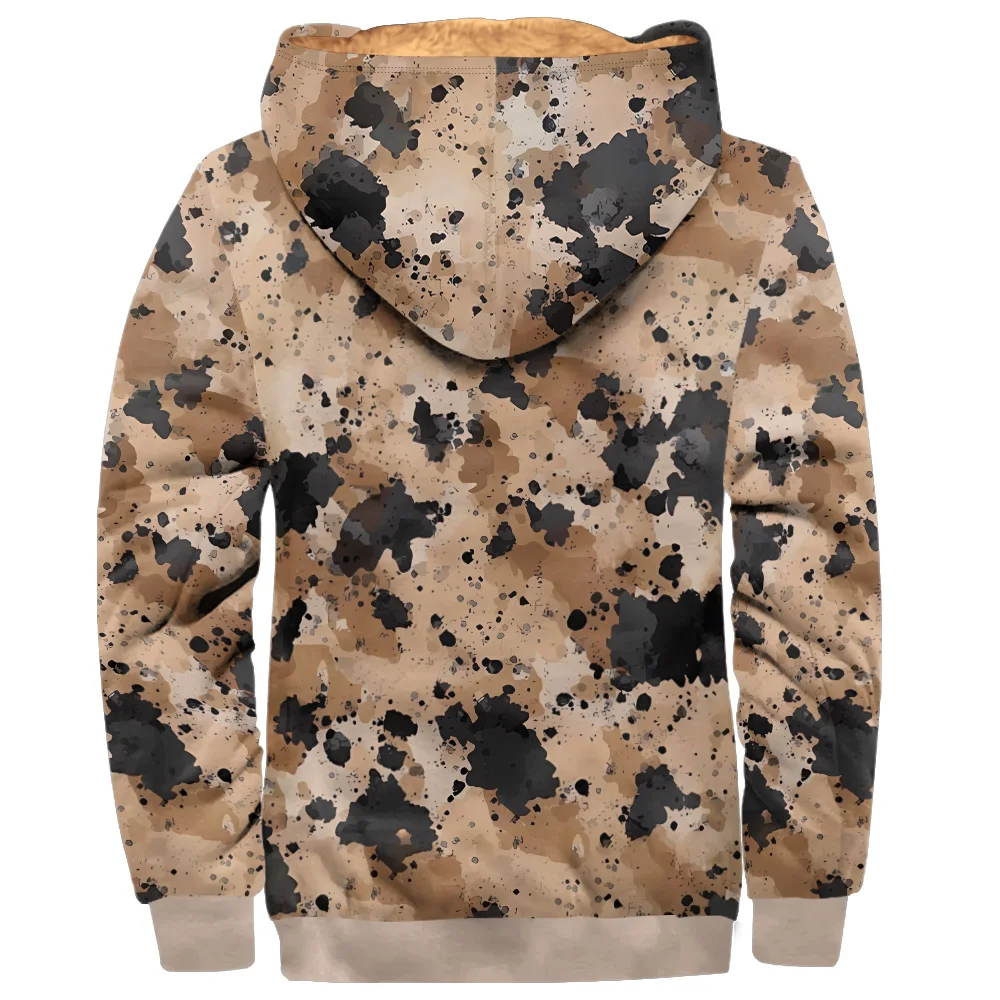 メンズ厚手のフリースパーカージャケット,暖かいフード付きのビンテージスタイルのメンズコート,ニットセーター,カーディガン,冬のファッション