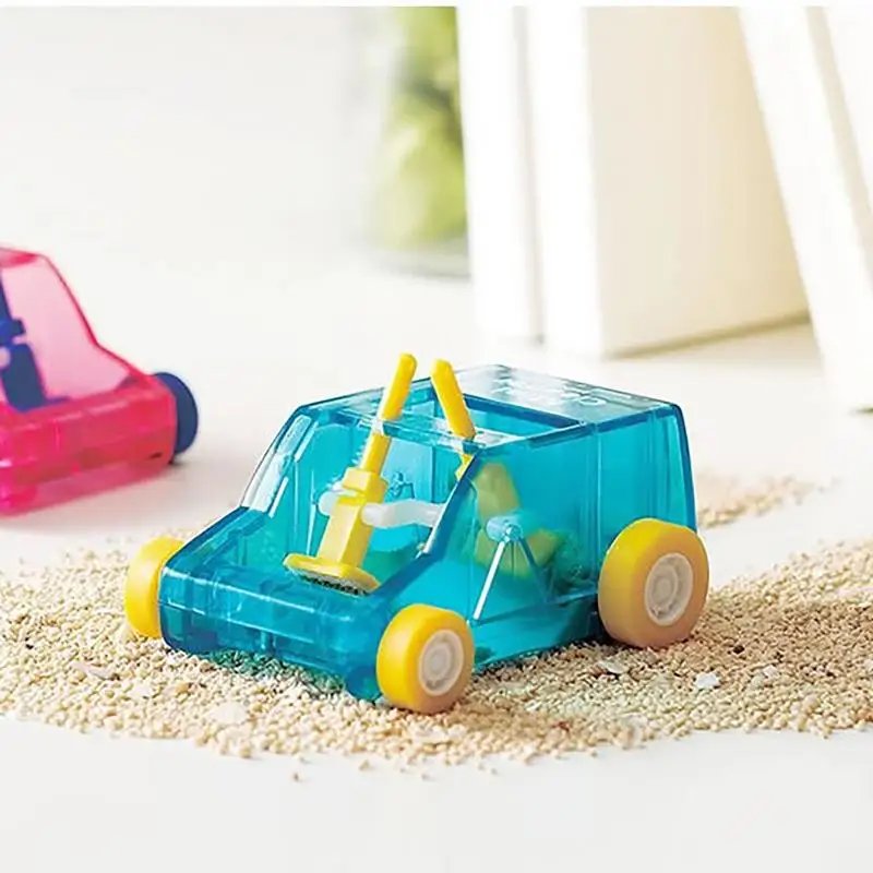 Cute Mini Car Table Dust Cleaning Trolley Portable Office And Stationery Desktop Dust Cleaner Toy Keyboard Dust Cleaner Toy