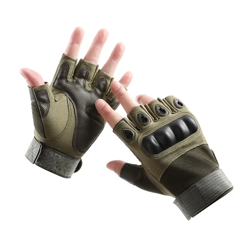 

Men's Outdoor Military Tactical Gloves Air Gun Sports Half Finger Gloves Military Combat Shooting Hunting Protective Gloves