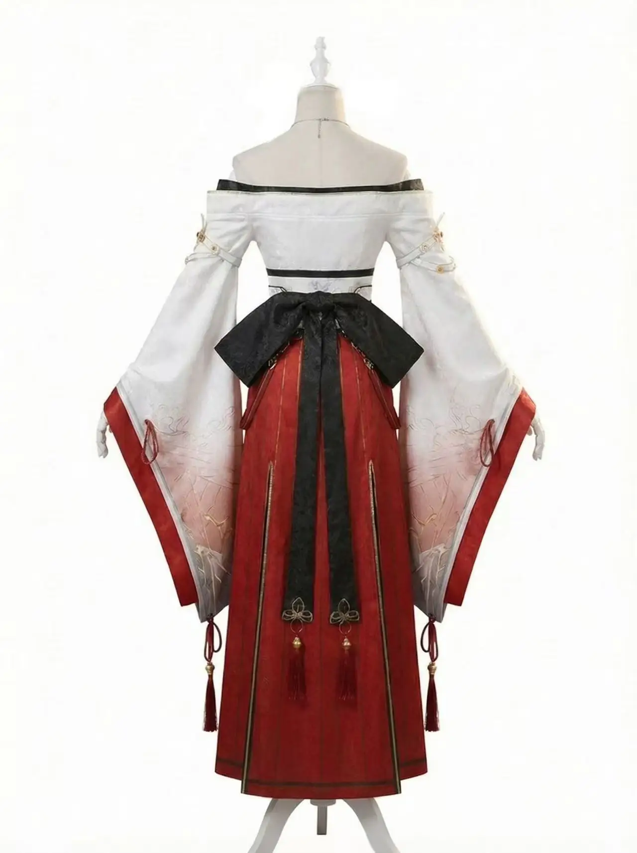 

Game Wuthering Waves Hiyuki New Chinese style elegant Hanfu Cosplay Costume dress headwear props Halloween woman uniform HCos
