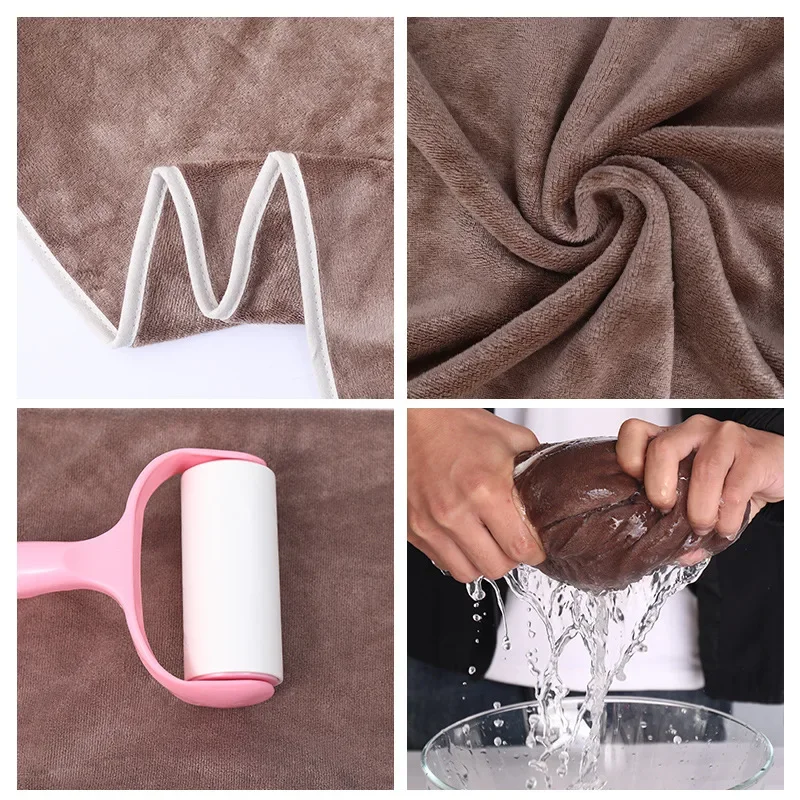 Serviettes de Lit en Microcarence pour Salon de miles, Jupe de Bain, Bonnet de Douche, Oreiller, Poitrine, pour Adulte, 5 Pièces Imbibées