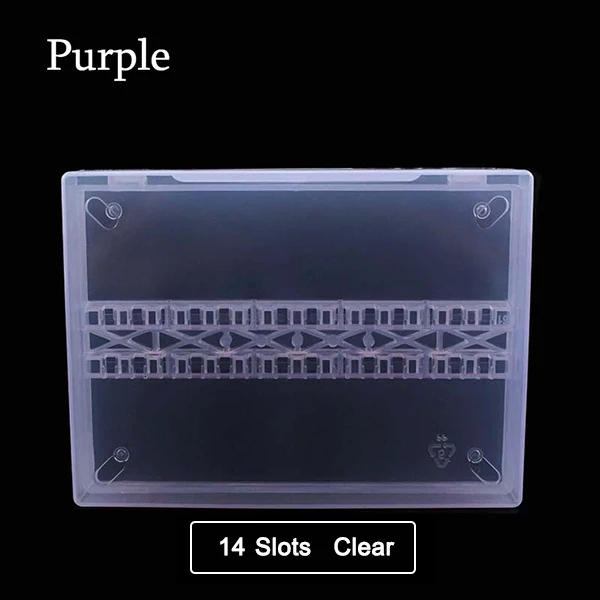 1 Piece of Transparent Acrylic Nail Drill Stand 30/20/10 Hole Plastic Display Stand Container Drill Bit Display Storage Box