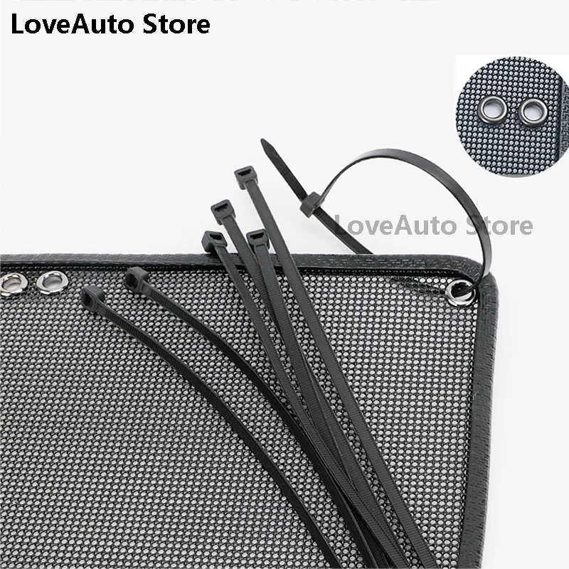 For Great Wall WEY Tank 500 Car Insect Screening Mesh Golden Steel Front Grille Insert Net Front Insect Screen 2022 2023