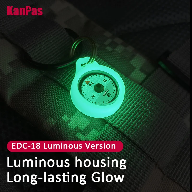 Kanpas 2024 New Luminous Version EDC outdoor compass  /High Quality compass / EDC-18 Luminous/ EDC-V20 Luminous/K18 Luminous