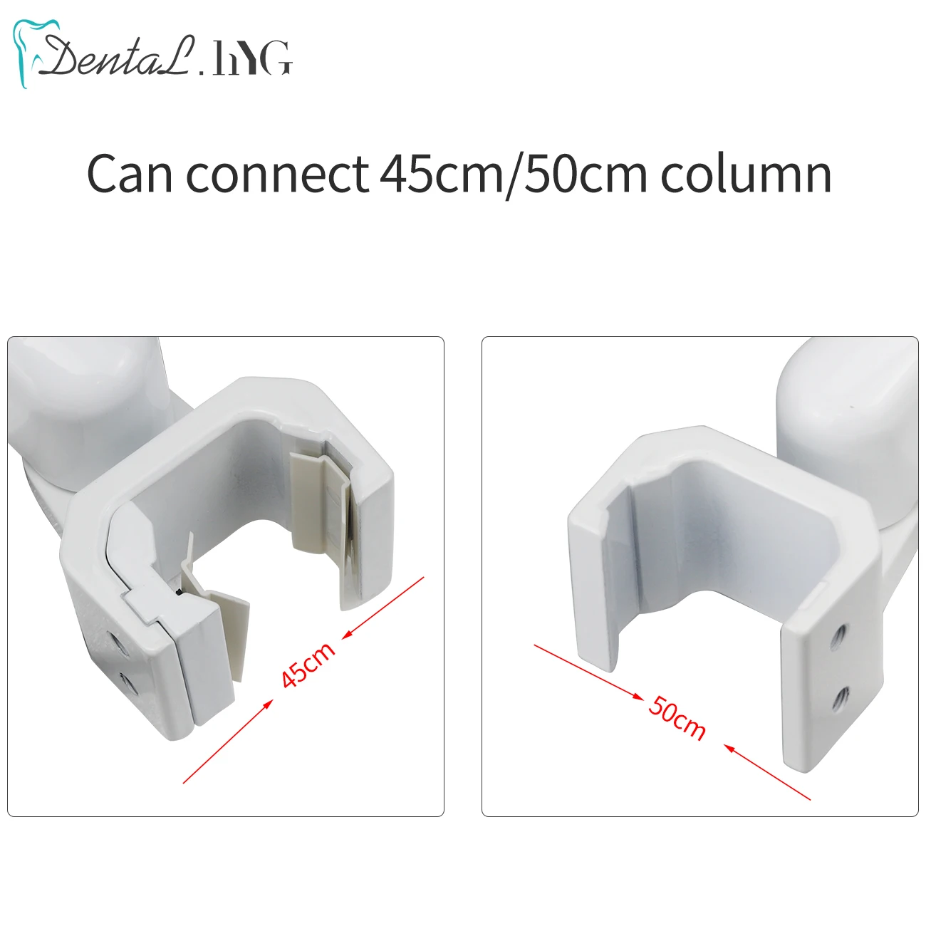 45mm /50mm fotel dentystyczny jednostka LCD uchwyt monitora ramię metalowe dla kamera wewnątrzustna endoskop uchwyt