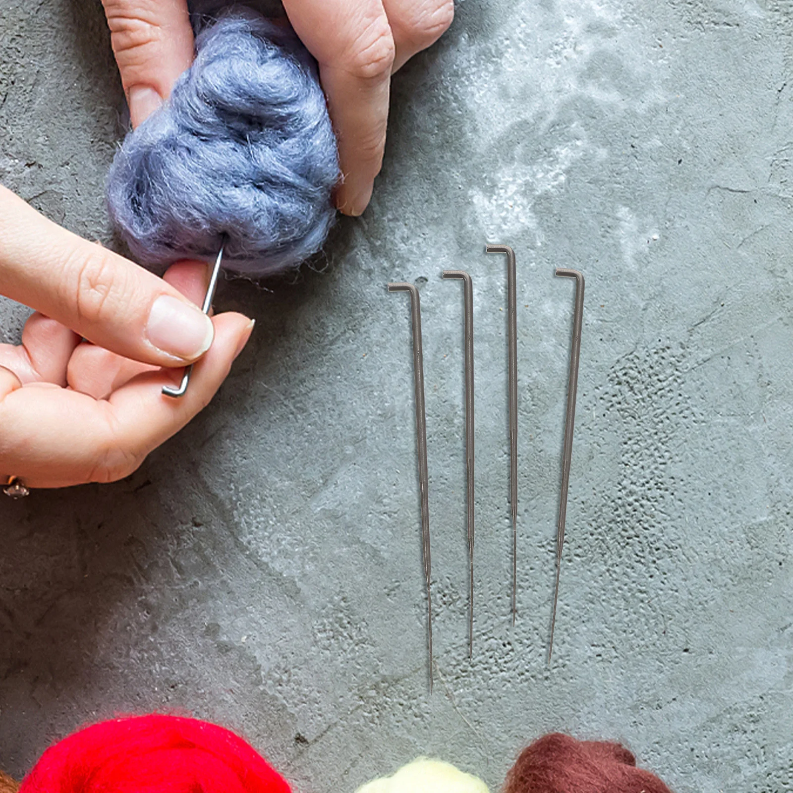 

1Set Needle Felting Wool Tools Punch Needles 36 38 40 42 Gauge Embroidery DIY Sewing Craft Felting Supplies Durable