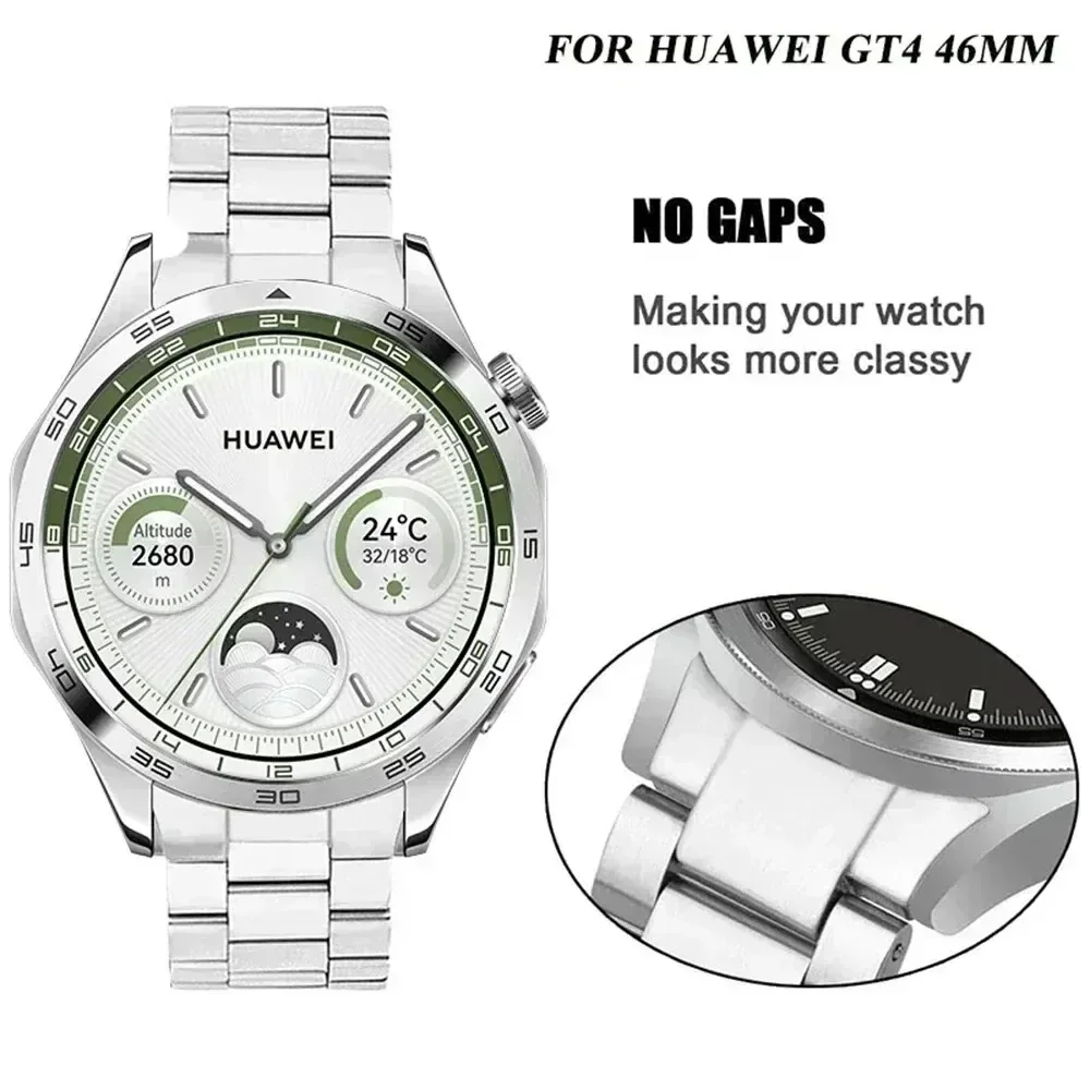 No Gaps Official Wristband For Huawei Watch GT5/4 46mm Original Replaceable Bracelet Belt For Huawei GT4 Metal Strap Accessories