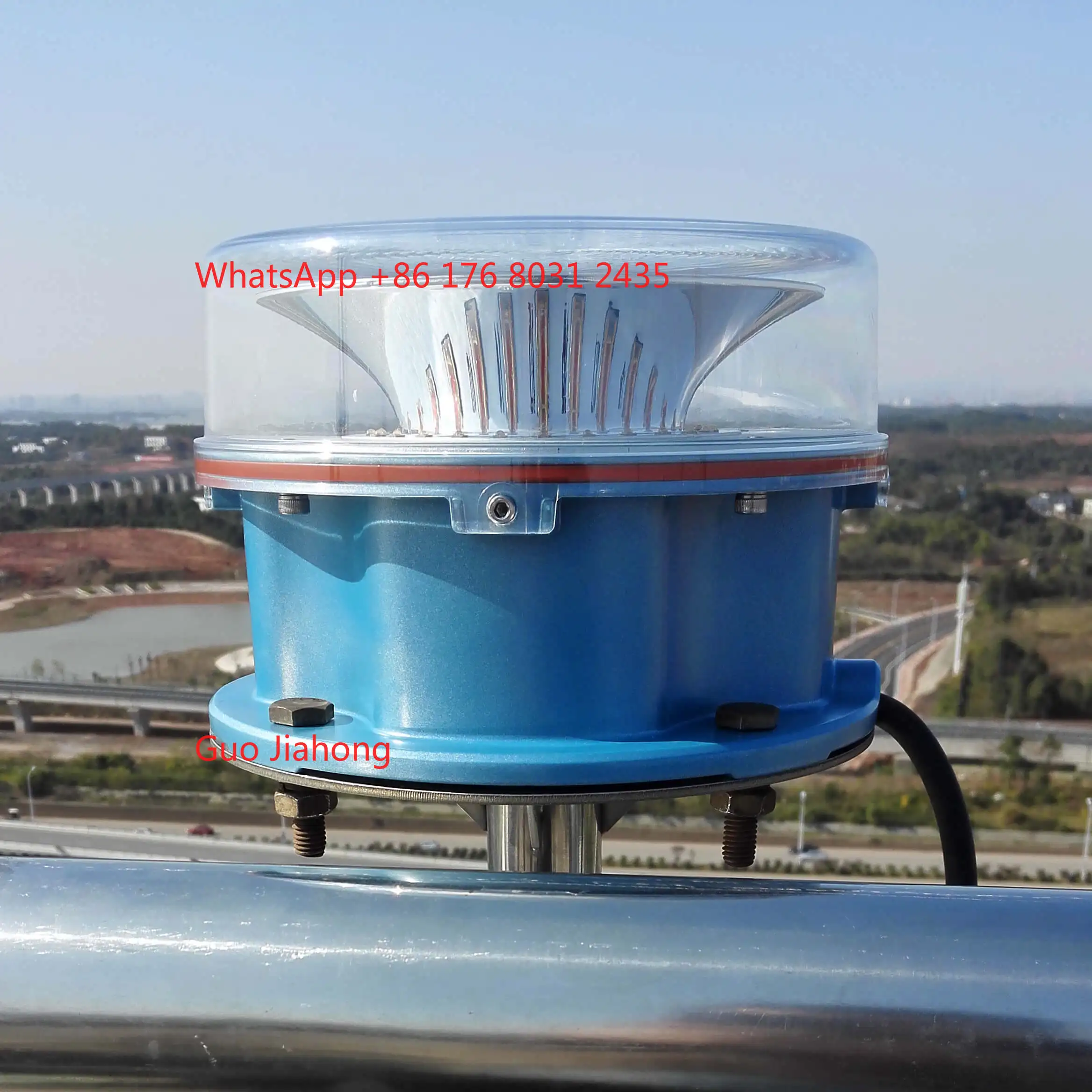 

LED Based Aviation Obstruction Light Night Time 2000 cd 20/40FPM Flashing Integrated GPS L-864 Obstruction Light on Buildings