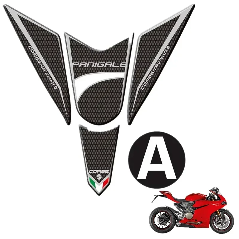 For Ducati Panigale 1299 S 959 2015-2016 Motorcycle Tank Pad Protector 3D Gel Sticker Decal