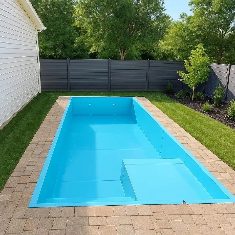 Customized Home Large 8m 10 Meters Adults Home In Ground Pool Kit Equipment Swimming Fiberglass Outdoor Swimming Pool For Backya