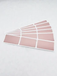 New 23x42mm 100pcs ROSE Gold Adhesive SCRATCH OFF Stickers DIY Password Hand Made Scratched Stripe Card Film