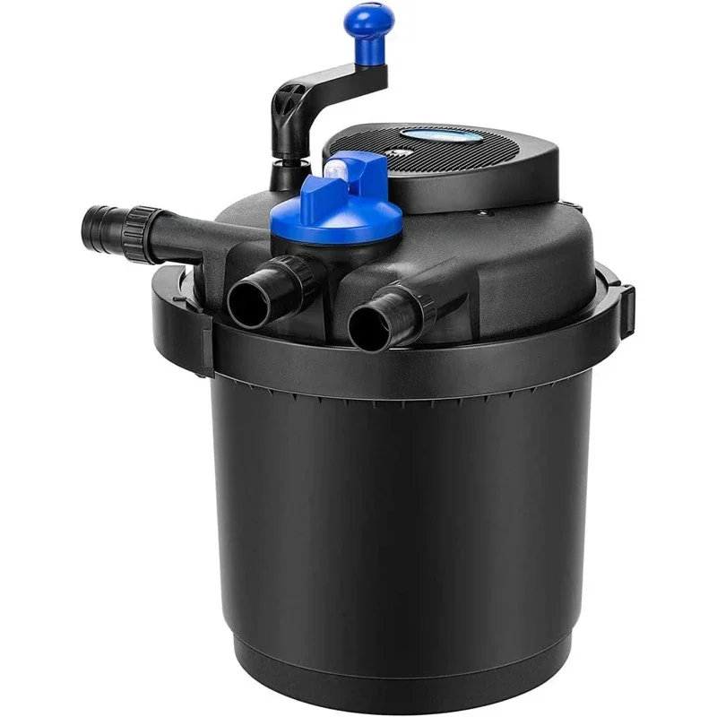 تصميم مبتكر لمرشح البركة البيولوجية المضغوط مع ضوء 13 وات، 1580 GPH مناسب لبرك كوي حتى 800 جالون #2