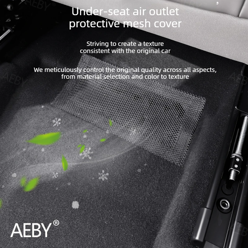 

For Toyota Rav4 2020-2026 Under Seat AC Vent Cover Protector,Front Seat Under Vent Cover,Ventilation hood dust outlet,interior