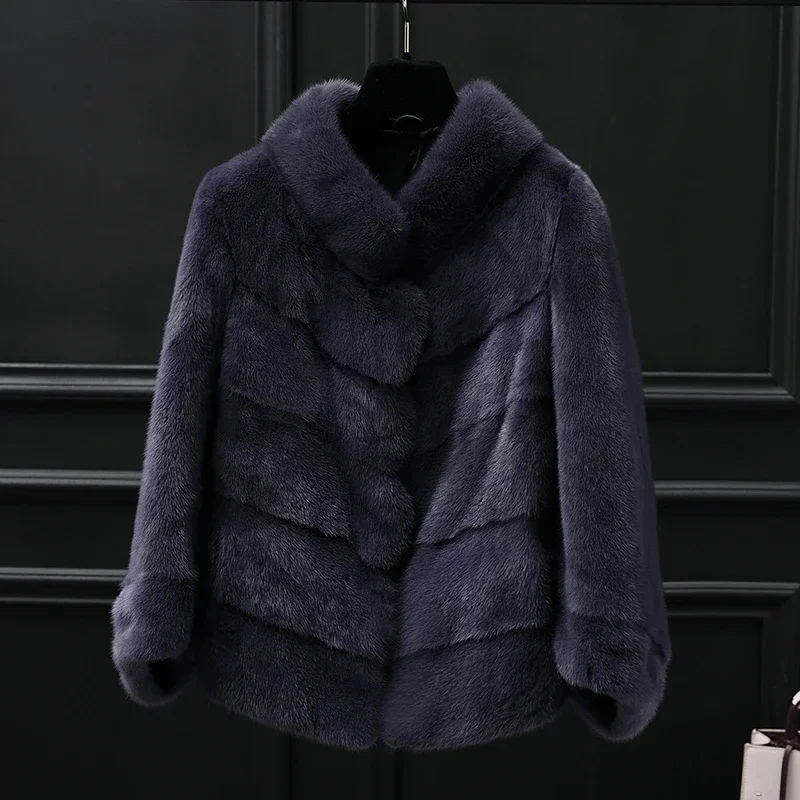 Warm Mink Fur Coat Short s And Jackets Winter Jacket Women Clothing Real 2024 Abrigo De Piel Mujer Zm2565